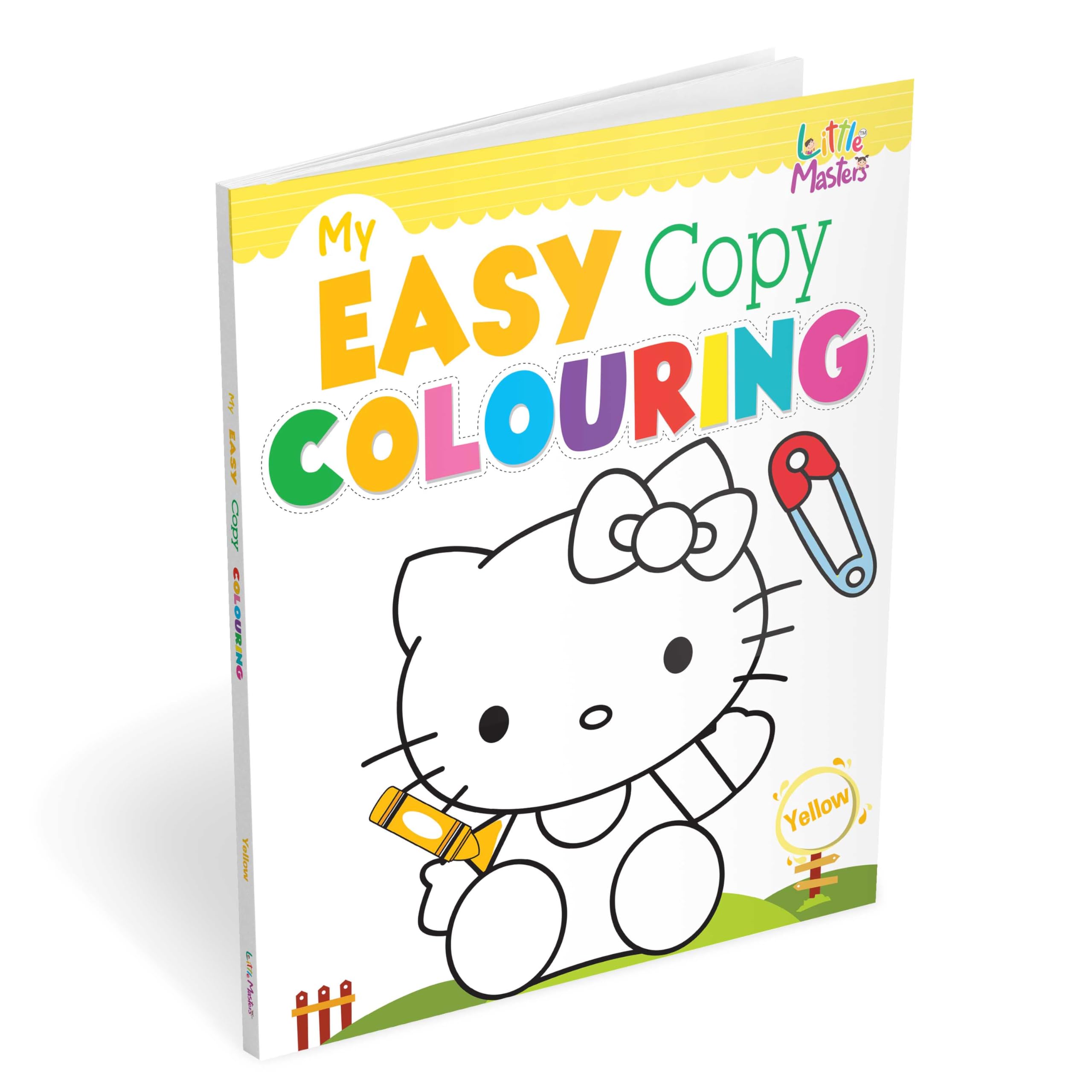 My Easy Copy Colouring - Yellow (Coloring Books for Kids) : Little